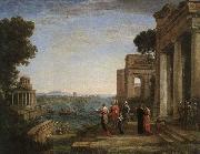 Claude Lorrain Aeneas-s Farewell to Dido in Carthago France oil painting artist